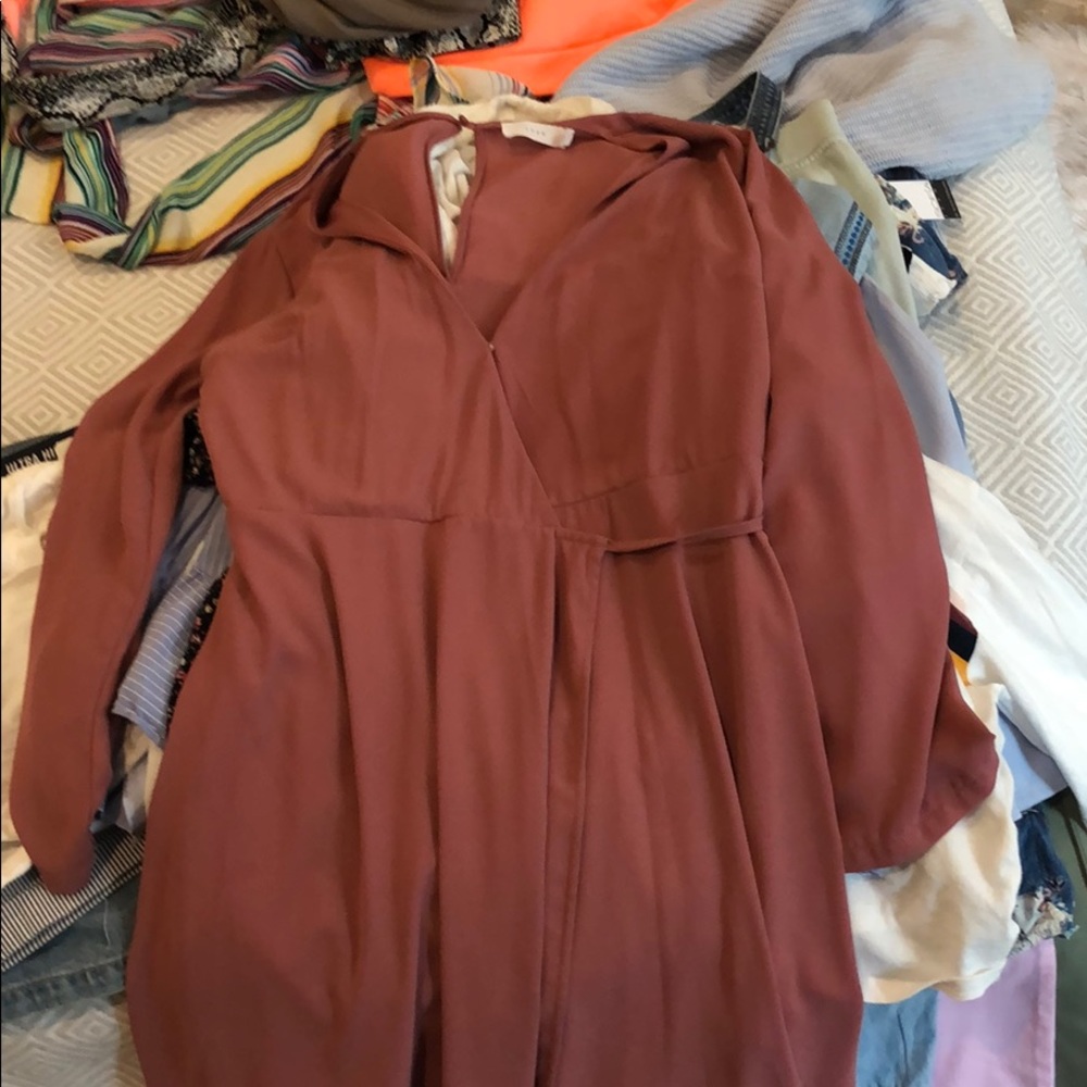 Lush dark red fancy dress